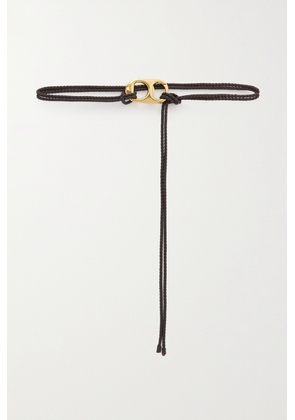 Bottega Veneta - Can Opener Intrecciato Leather Waist Belt - Black - One size