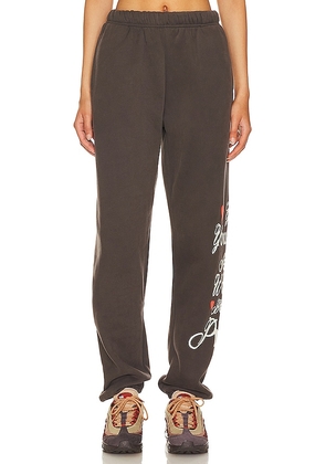 The Mayfair Group Proud Of You Sweatpants in Charcoal. Size M/L, S/M, XS.