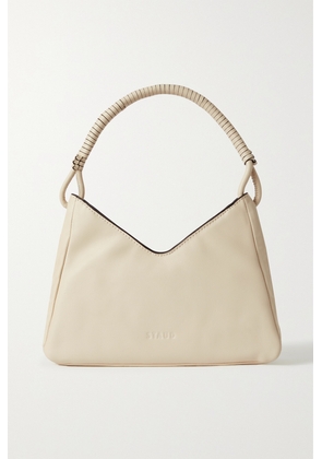 STAUD - Valerie Leather Shoulder Bag - Cream - One size