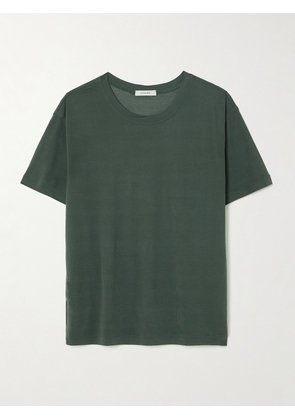 LEMAIRE - Silk-jersey T-shirt - Gray - x small,small,medium,large,x large