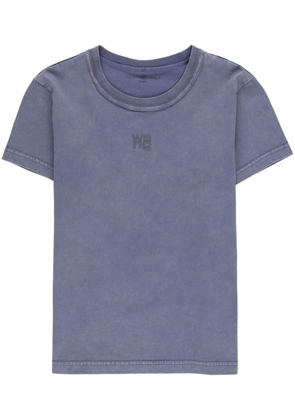 Alexander Wang logo-print jersey T-shirt - Grey