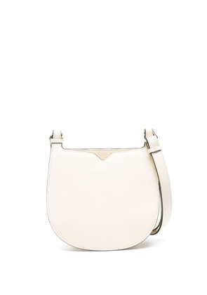 Valextra leather mini tote bag - White