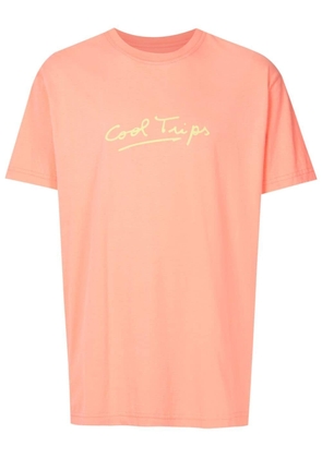 Osklen slogan-print short-sleeve T-shirt - Orange