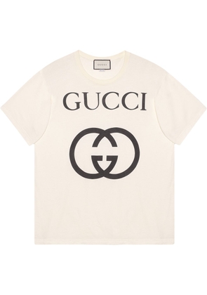 Gucci Oversize T-shirt with Interlocking G - White