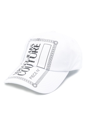 Versace Jeans Couture logo-print cotton baseball cap - White
