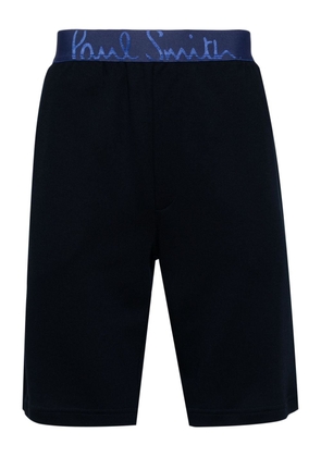 Paul Smith logo-waistband modal-blend pyjama shorts - Blue