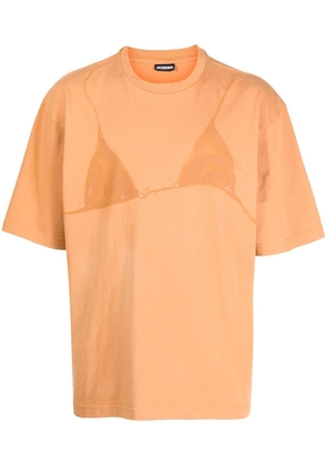 Jacquemus bikini-print cotton T-shirt - Brown