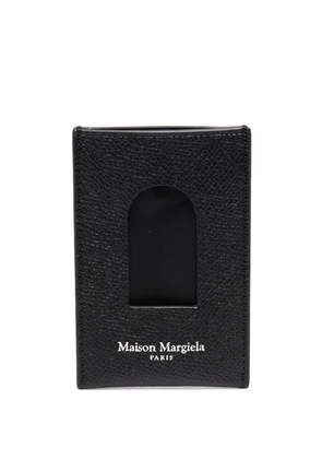 Maison Margiela signature four-stitch logo wallet - Black