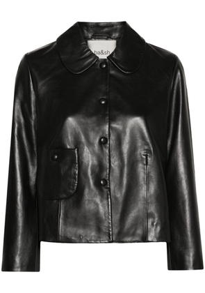 Ba&Sh Mylos leather jacket - Black