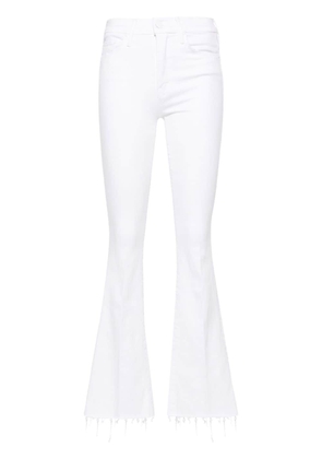 MOTHER mid-rise bootcut jeans - White