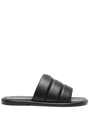 Giuseppe Zanotti Harmande padded leather slippers - Black