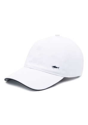 Paul & Shark logo-patch baseball cap - White