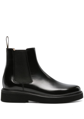 Doucal's leather Chelsea boots - Black