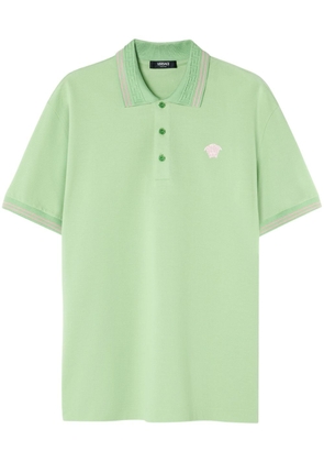 Versace Medusa Head cotton polo shirt - Green