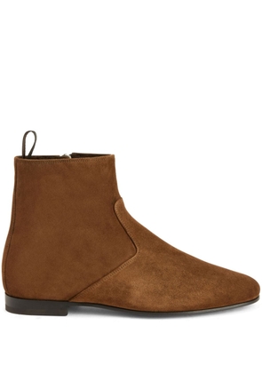 Giuseppe Zanotti Ron suede ankle boots - Brown
