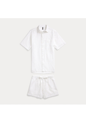 Eyelet Cotton Cover-Up Set