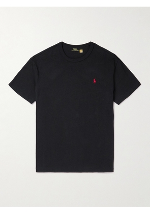 Polo Ralph Lauren - Logo-Embroidered Cotton-Jersey T-Shirt - Men - Black - XS
