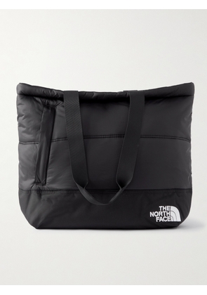 The North Face - Nuptse Logo-Embroidered Canvas-Trimmed Padded Quilted Shell Tote Bag - Men - Black