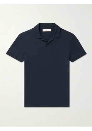 Orlebar Brown - Felix Supima Cotton and Modal-Blend Jersey Polo Shirt - Men - Blue - S