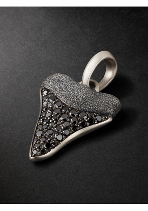 David Yurman - Shark Tooth Silver Diamond Pendant - Men - Silver