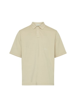 Short-sleeved polo shirt with logo