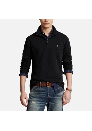 Polo Ralph Lauren Men's Half Zip Knitted Sweatshirt - Polo Black - M
