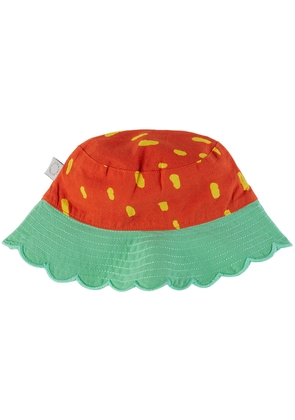 Stella McCartney Baby Red & Green Strawberry Bucket Hat
