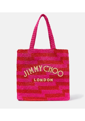 Jimmy Choo Beach N/S crochet tote bag