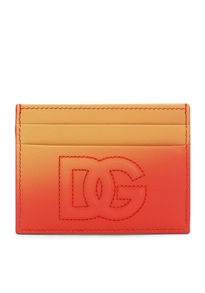 Dolce & Gabbana Leather Ombré Card Holder