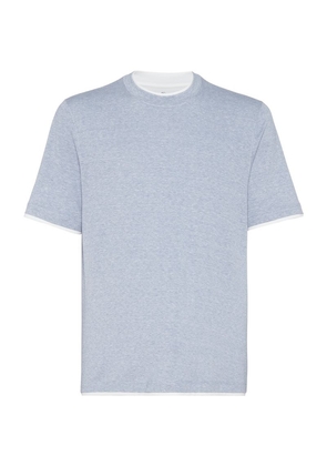 Brunello Cucinelli Linen-Cotton T-Shirt