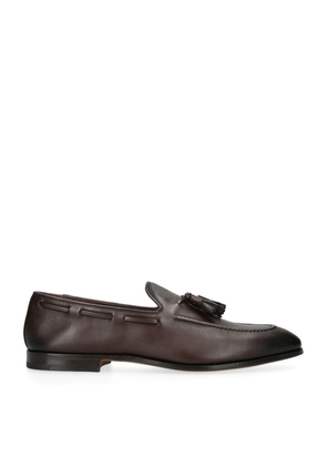 Church'S Leather Maidstone Tassle Loafers