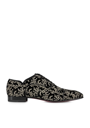 Christian Louboutin Embroidered Oxford Shoes