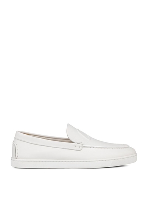 Christian Louboutin Calf Leather Boat Shoes