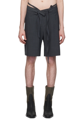 Ottolinger SSENSE Exclusive Gray Double Fold Shorts