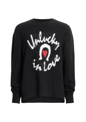 Allsaints Lucky Love Logo Sweater