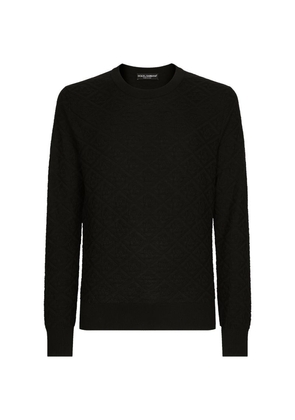 Dolce & Gabbana Silk Dg Monogram Sweater