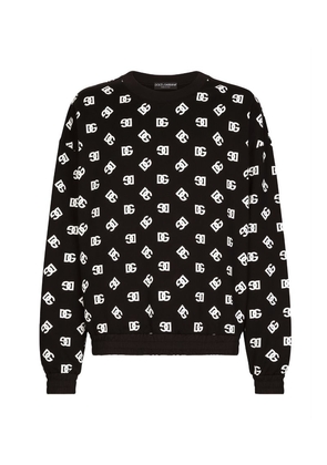 Dolce & Gabbana Dg Monogram Print Sweatshirt