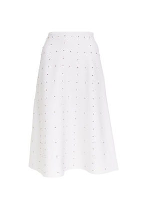Fabiana Filippi Knitted Stud-Embellished Skirt