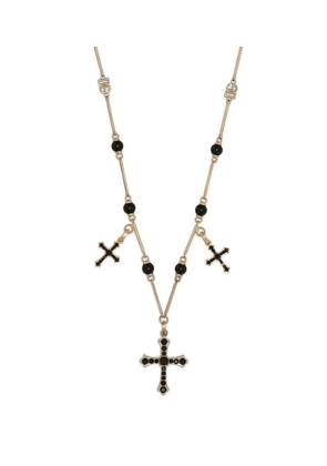 Dolce & Gabbana Beaded Cross Necklace
