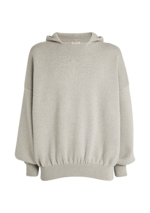 Fear Of God Wool-Blend Straight-Neck Hoodie