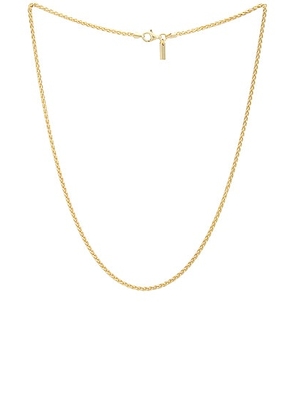 Hatton Labs Rope Chain in Gold - Metallic Gold. Size 18in (also in ).