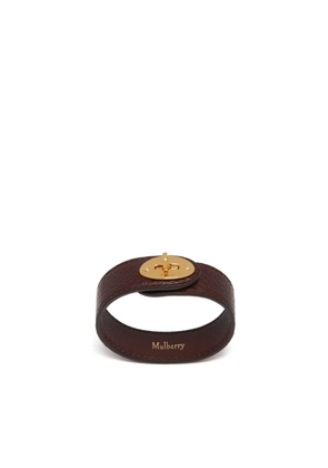 Mulberry Women's Bayswater Leather Bracelet - Oxblood - Size M