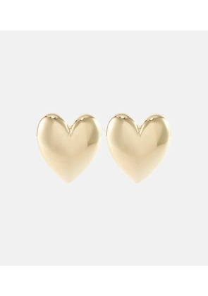 Jennifer Fisher Puffy Heart Small 14kt gold-plated earrings
