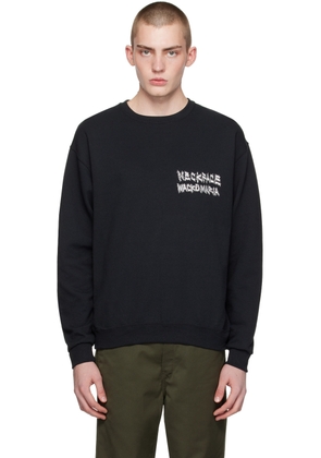 WACKO MARIA Black Printed Sweatshirt