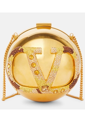 Valentino Garavani VLogo Signature embellished shoulder bag