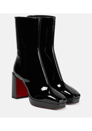 Christian Louboutin Alleo 90 patent leather ankle boots