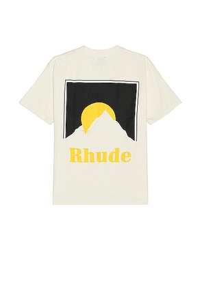 Rhude Moonlight Tee in Vintage White - Cream. Size M (also in S).