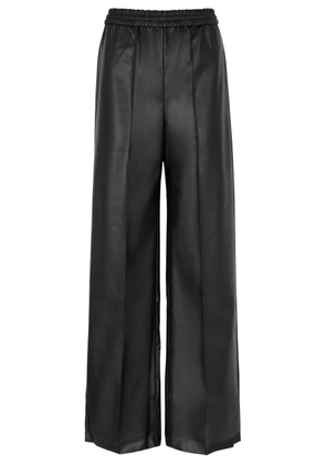 Wolford Wide-leg Faux Leather Trousers - Black - M (UK12 / M)