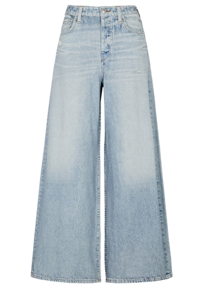 Rag & Bone Miramar Sofie Chambray Trousers - Light Blue - 24 (W24 / UK6 / XS)