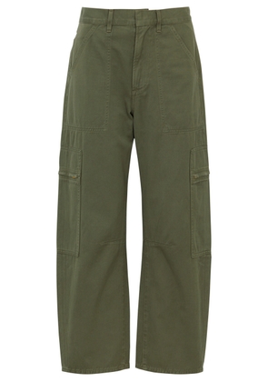 Citizens OF Humanity Marcelle Cotton Cargo Trousers - Dark Green - 25 (W25 / UK6 / XS)
